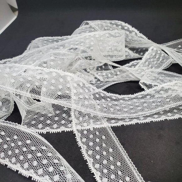 Vintage Lace Trim - Dotted Swiss 1" x 10 Yards - Picture 7 of 7